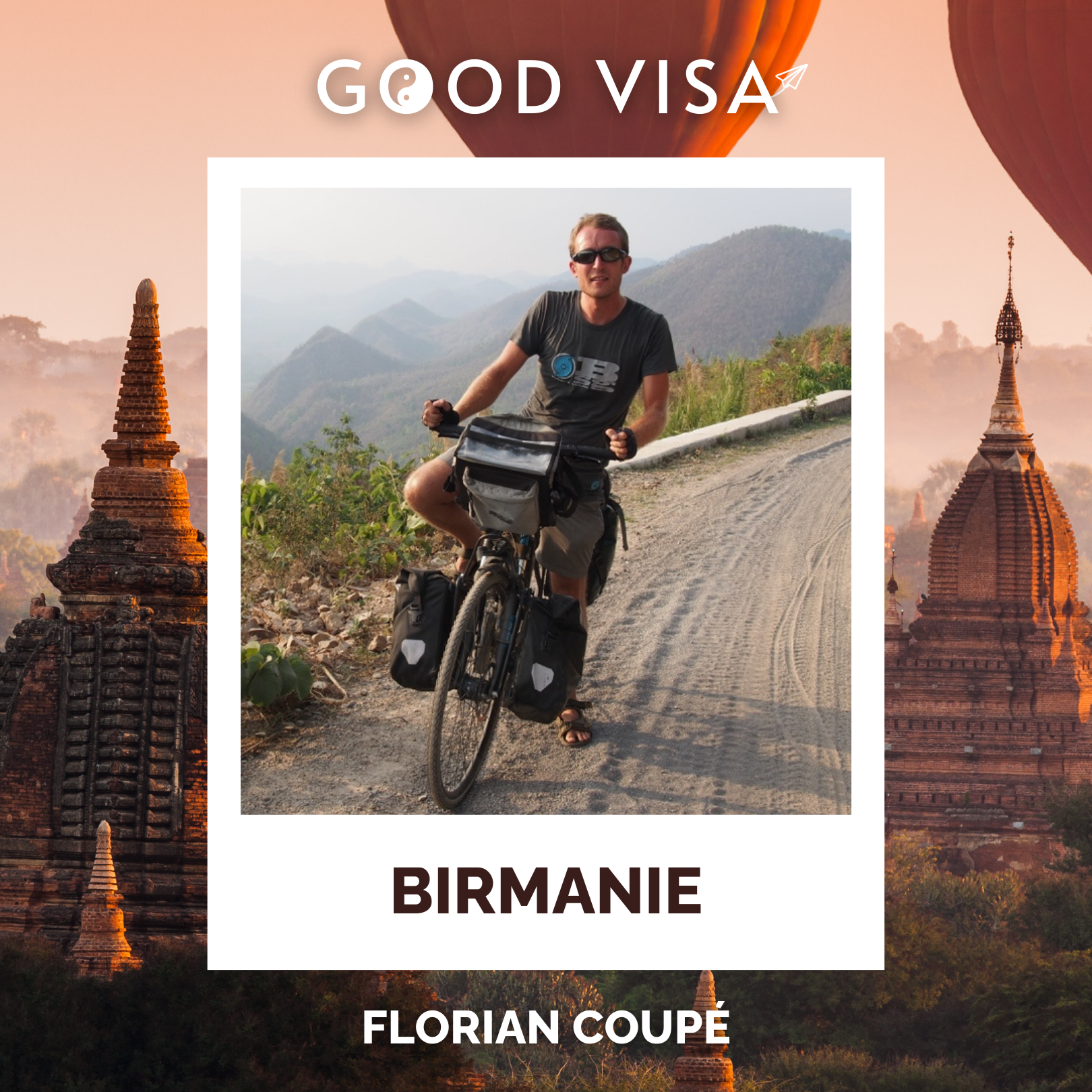 #32 – BIRMANIE : Il fait plus de 11 000 km à vélo et découvre ce pays avant la guerre (Florian Coupé)