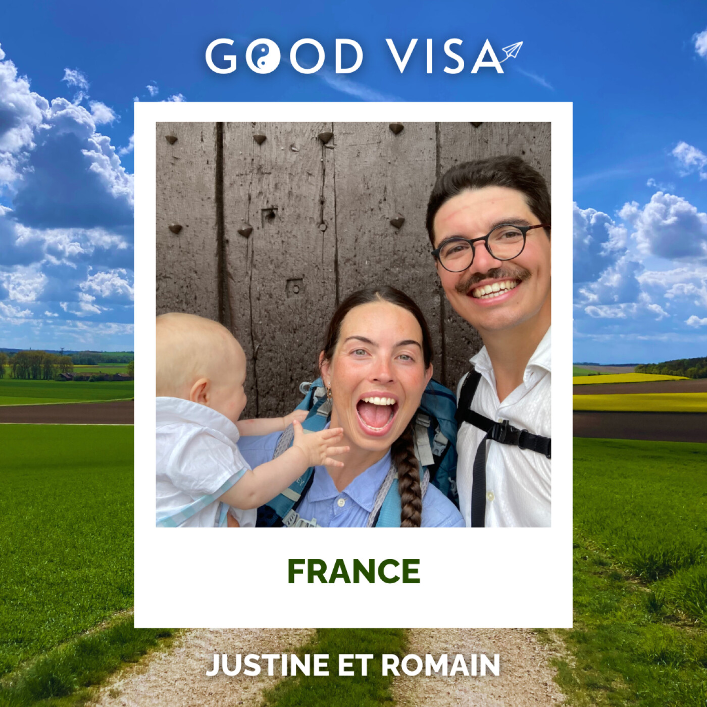 #46 – FRANCE : 4 mois pour traverser le pays à pied avec un bébé (Justine et Romain)