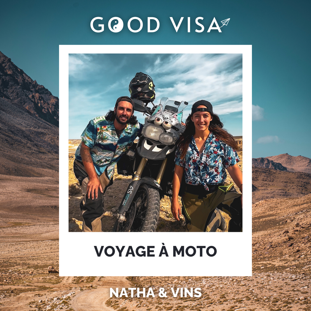 #48 – VOYAGE À MOTO : Sur les routes depuis 4 ans, un voyage sans fin (Natha & Vins)