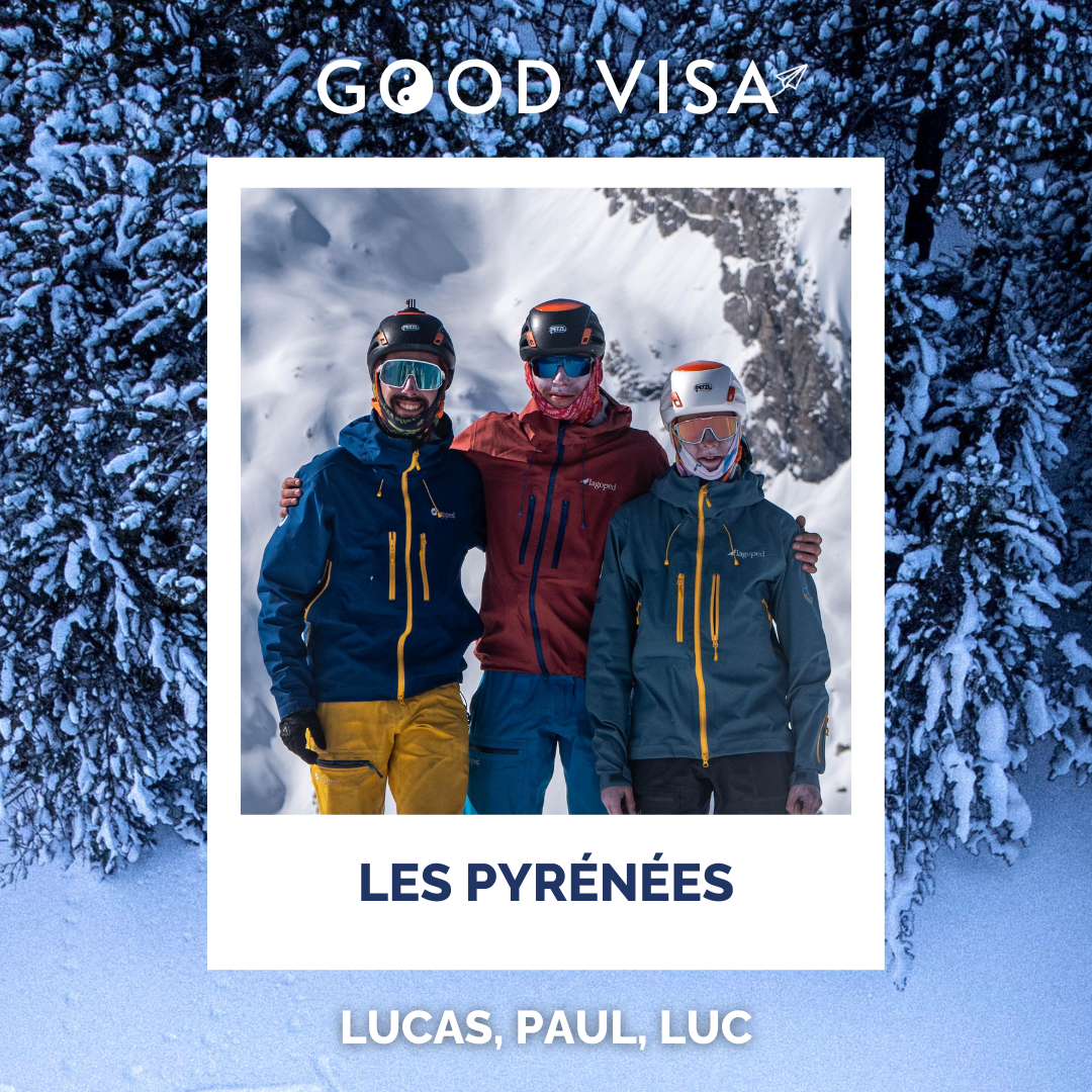 #41 – FRANCE : Ils ont traversé les Pyrénées à ski, de la Méditerranée à l&rsquo;Atlantique (Lucas, Paul, Luc)