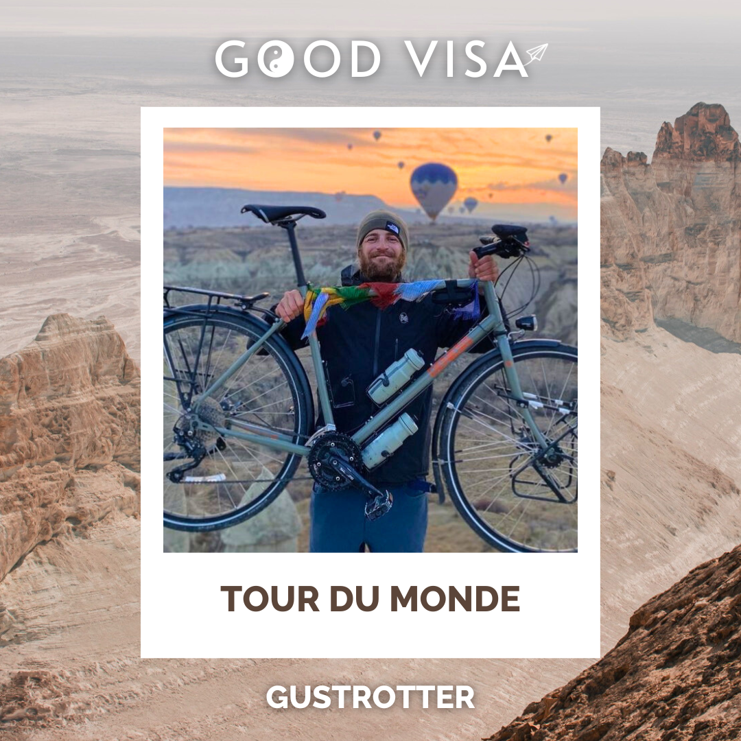 #38 – TOUR DU MONDE : 65 000 km à vélo, stop et bateau pour rendre le sport accessible (GusTrotter)